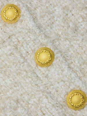 Una Knit Cardigan Ivory/Gold Lurex Multi